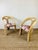 Vintage 1980s Natural Rattan Bent Dining Chairs, Set of 4 For Sale In Palm Springs - Image 6 of 11