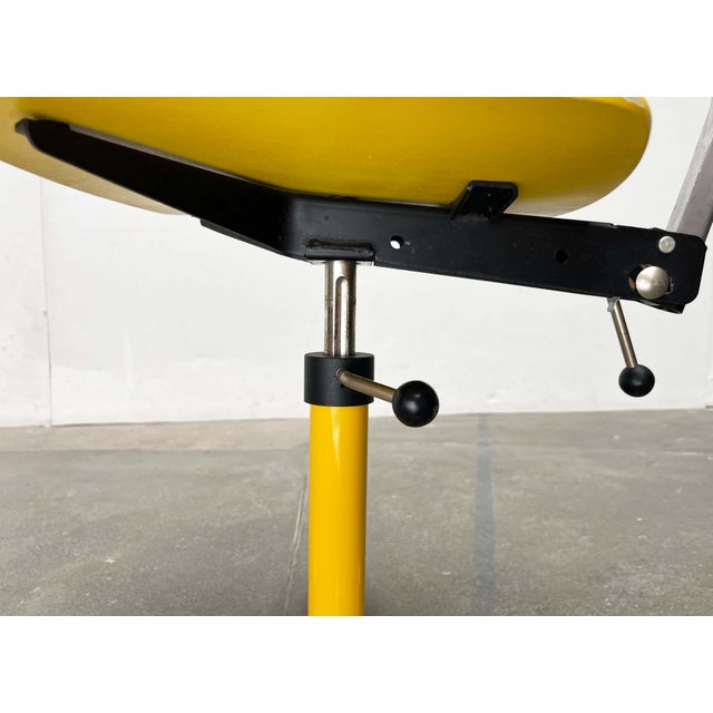 Mid-Century Modern Yellow Danish Children's Swivel Chair by Jørgen Rasmussen for Kevi, 1960s For Sale - Image 15 of 18