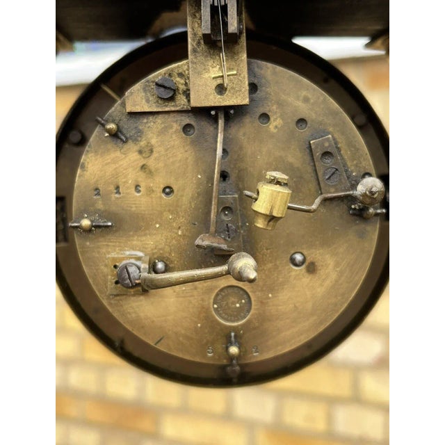 French Boulle Clock with Chines on a Bell For Sale - Image 11 of 13
