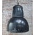 1950s Large Vintage Industrial Dark Blue Enamel Pendant Light For Sale - Image 5 of 6