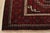 Baloch Rug 3’8” X 6’9” Red Wool Vintage Tribal Hand-Knotted Oriental Carpet For Sale - Image 9 of 12