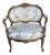 French Giltwood Marquise Armchair, 1900s For Sale