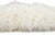 Modern Mongolian Lamb Fur Single Side Pillow in White For Sale - Image 4 of 6