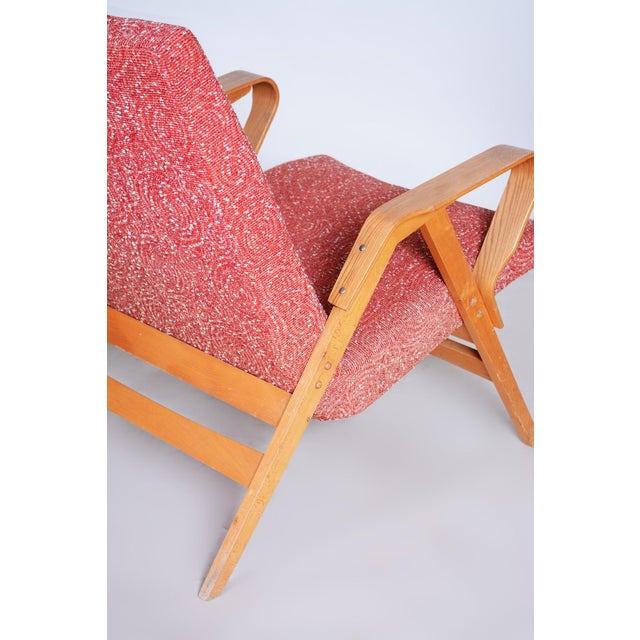 Set of Mid-Century Armchairs attributed to Tatra Pravenec, 1950s For Sale - Image 6 of 14