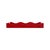 Spangle Scalloped Tray Rust For Sale - Image 9 of 11