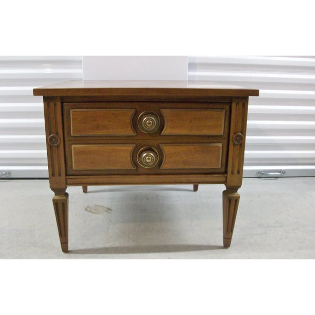 Here is a Lovely Mid-Century American of Martinsville Side Table In All Original Condition, with Original Hardware...