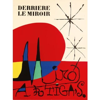 Miro Original Lithograph Dm0187 Derriere Le Miroir 1966 For Sale