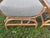 1 Vintage Rattan Ottoman With Zippered Cushions For Sale - Image 10 of 10