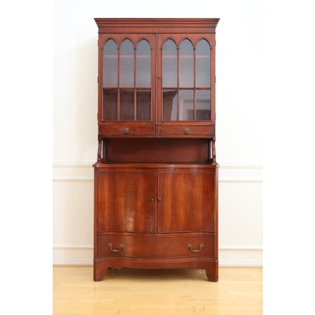 Antique Mahogany China Hutch Chairish