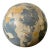Vintage Italian Scagliola Artisanal Pigmented Plaster Sphere For Sale
