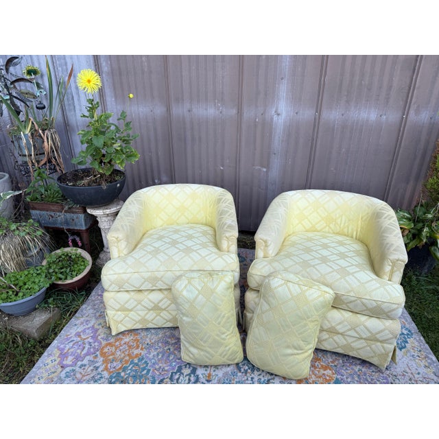1970s 1970s Classic Henredon Club Chairs - Mint! For Sale - Image 5 of 12
