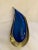 1980s Oggetti Blue/Citrine Murano Glass Vase For Sale - Image 13 of 13
