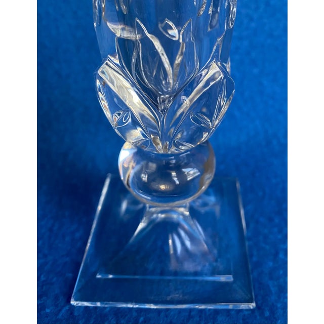 Early 21st Century Gorham Chantilly Collection Hand Cut Crystal Bud