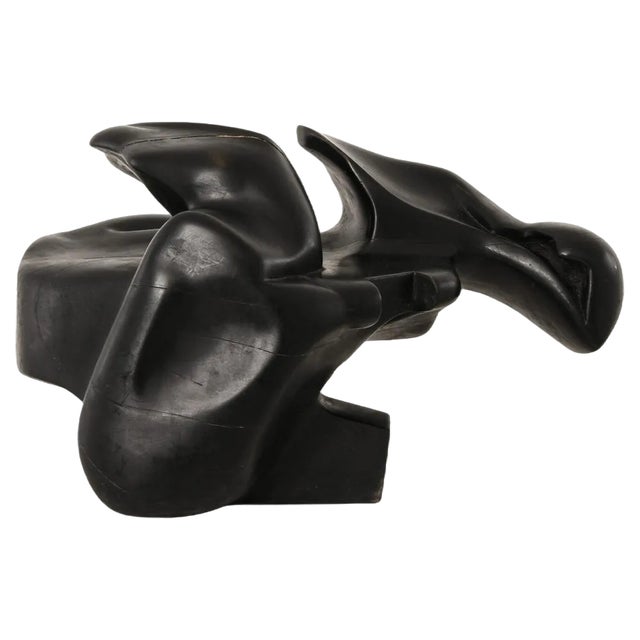 Thorkild Hoffmann Larsen, Modern Sculpture, 1960s, Wood For Sale