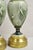 Antique French Hand Painted Porcelain "Cranes" Bird Green Urn Table Lamps - Pair For Sale - Image 12 of 12