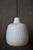 Bergamo Pendant Lamp in White Opaline Glass by Aloys Gangkofner for Peill & Putzler, 1960s For Sale - Image 6 of 8