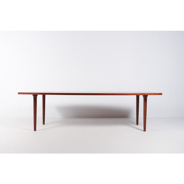 Johannes Andersen Danish Modern Teak Table by Johannes Andersen For Sale - Image 4 of 14