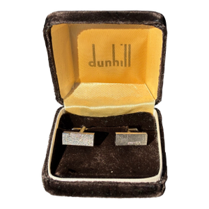 Dunhill! Fantastic Pair of Iconic 1970s Sterling Silver Lighter Cufflinks