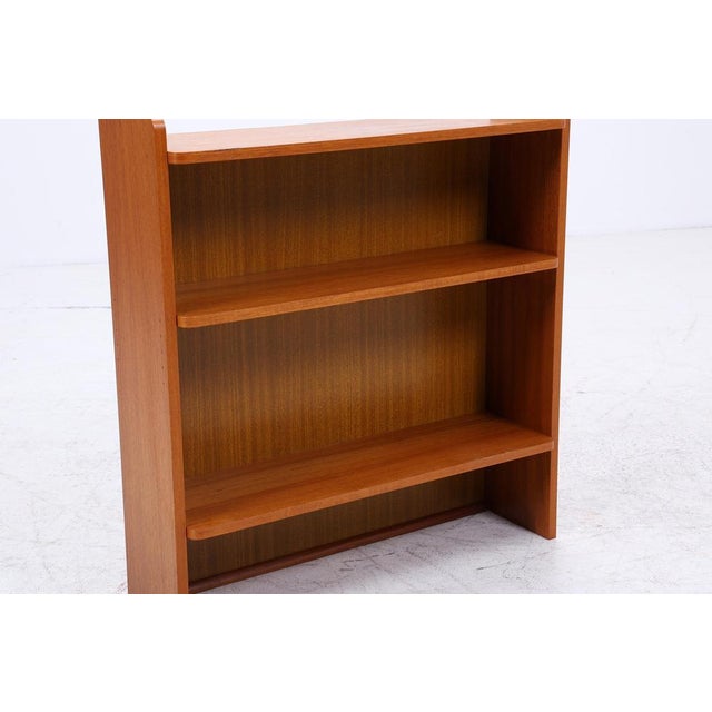 Brown Small Vintage Teak Bookcase, 1960s For Sale - Image 8 of 11