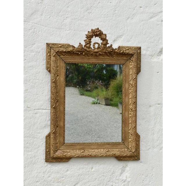 Antique Napoleon III Louis XV Revival French Giltwood Wall Mirror, 1870 For Sale - Image 15 of 15