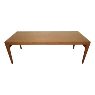 Mid-Century Modern Teak Coffee Table, Extending Leaves, Denmark, 1960s For Sale