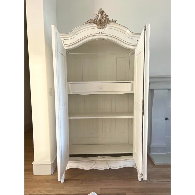 19th Century French Louis XV Provincial Petite Armoire For Sale - Image 10 of 12