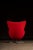 Mid 20th Century Vintage After-Arne Jacobsen “Egg” Chair in Red Upholstery For Sale - Image 5 of 8
