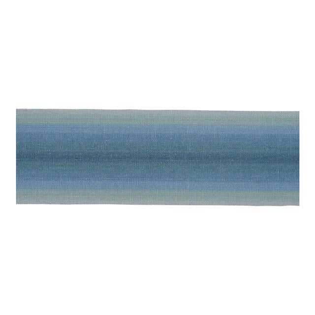 Sample - Schumacher Sunset Tape Trim in Aqua For Sale