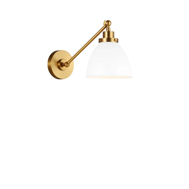 The Wellfleet one light wall sconce by Chapman & Myers is inspired by various classic utility silhouette’s - from factory...