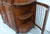 Sideboard Chiffonier with Mirror Top and Rounded Faceted Leaded Glass Doors, Germany, 1890s For Sale - Image 6 of 16