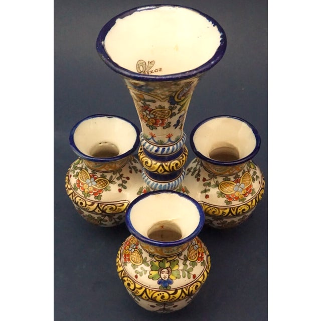 Ceramic Composite Vase by G.M. Antoine Montagnon for Nevers, France, 19th Century For Sale - Image 3 of 18