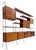 Freestanding String Shelf-System Unit Bookcase in Teak and Metal by Silverschild, 1950s For Sale
