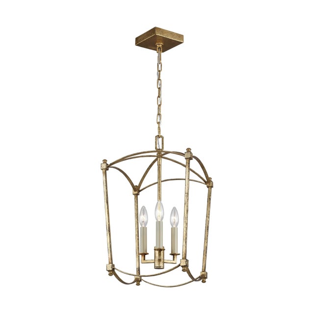 2020s Sean Lavin by Visual Comfort Studio Thayer Mini Lantern, Antique Gild For Sale - Image 5 of 5