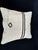 Turkish Hemp Pillow Cushion Natural Beige Black Cushion Cover 20"x20" For Sale - Image 4 of 4