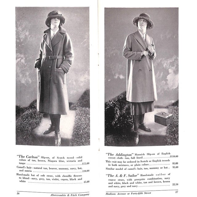 "Abercrombie & Fitch Women's Sportswear 1921 Catalog For Sale In New York - Image 6 of 12