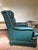 Vintage Baker Furniture Luxurious Recliner & Arm Chair Pair and 2 Ottomans For Sale - Image 10 of 16