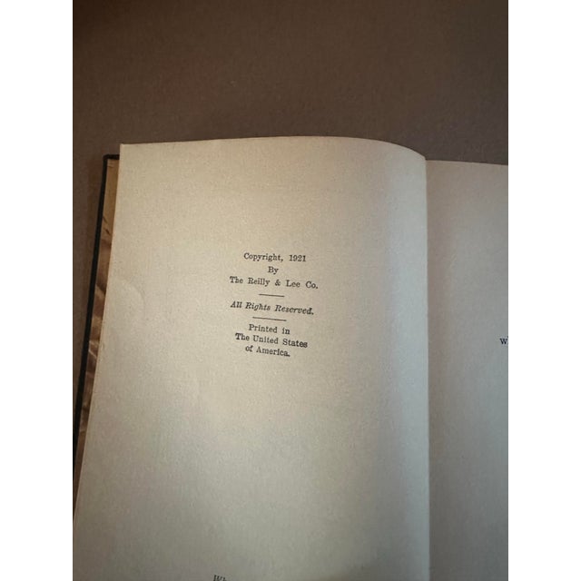1920s Antique When Day Is Done Embossed Hard Cover Book For Sale - Image 5 of 6