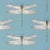 Harlequin Demoiselle Wallpaper in Cornflower/First Light/Honey For Sale