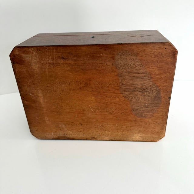 Wood 19th Century Napoleon III Jewelry Box With CSD Monogram For Sale - Image 7 of 12