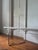 2010s Bertoia Bench by Knoll, White Painted Wood Slat Top, Chrome Base For Sale - Image 5 of 8
