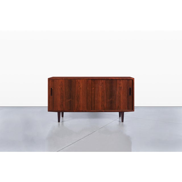 Danish Modern Rosewood Credenza by Carlo Jensen for Poul Hundevad For Sale - Image 9 of 15