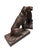 Pair of Vintage Cast Iron Seated Hound Statues For Sale - Image 4 of 11