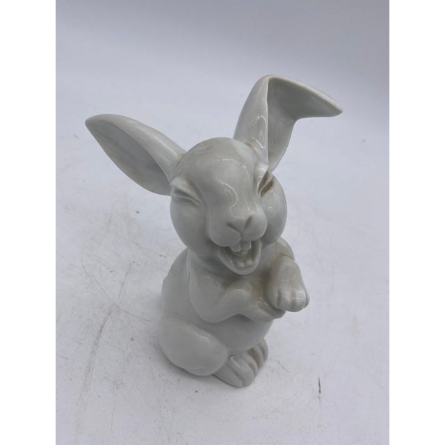 Set of 10, Mid 20th Century Magician Black Bunny in a Hat Rabbit Figural Collection For Sale - Image 9 of 12