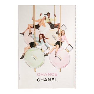 2024 Bus Shelter French Perfume Poster, Chance by Chanel For Sale