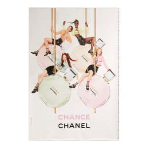 2024 Bus Shelter French Perfume Poster, Chance by Chanel