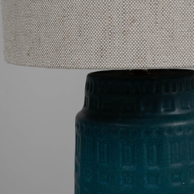 20th Century German Ceramic Table Lamp For Sale - Image 12 of 18