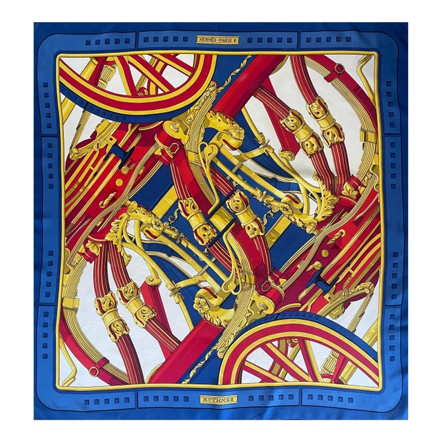 Hermès Silk Scarf « Rythmes » 2000 For Sale