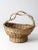 Rustic Vintage Wicker Basket For Sale - Image 4 of 11