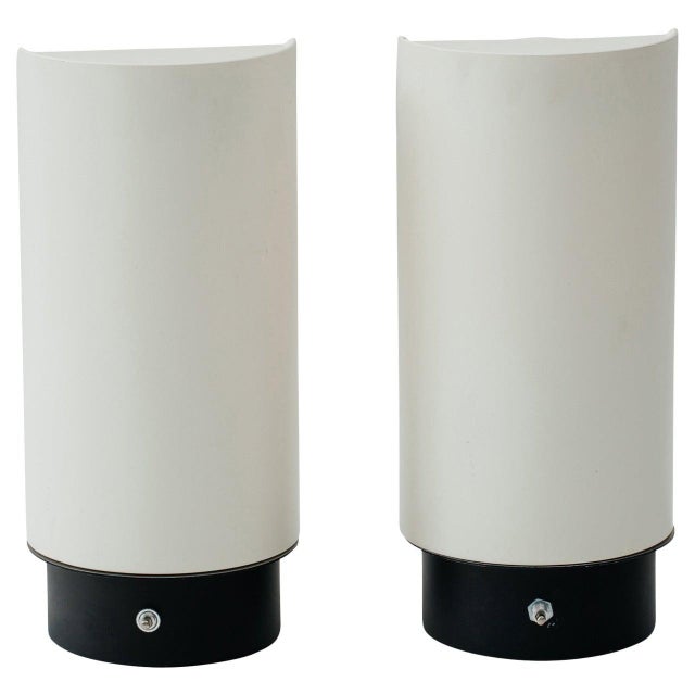 Gerald Thurston Canister Reflector Lamps by Lightolier - a Pair For Sale In Jacksonville, FL - Image 6 of 6