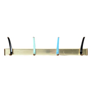 Mid-Century Modern Brass Coat Rack, 1960s For Sale